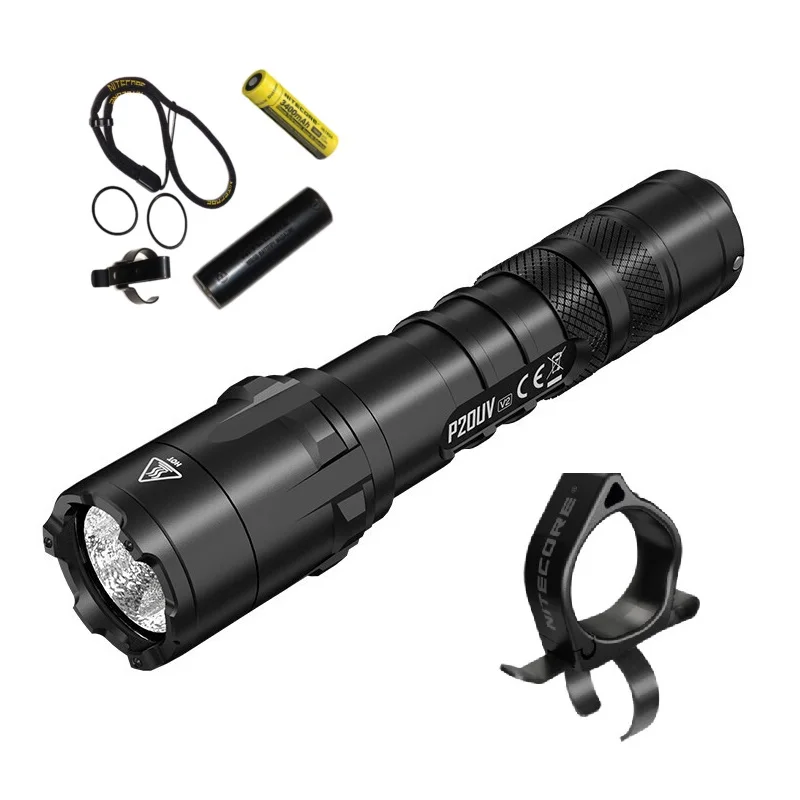 Nitecore P20UV V2 320 мВт УФ двойной Выход Ультрафиолетовый светодиодный тактический