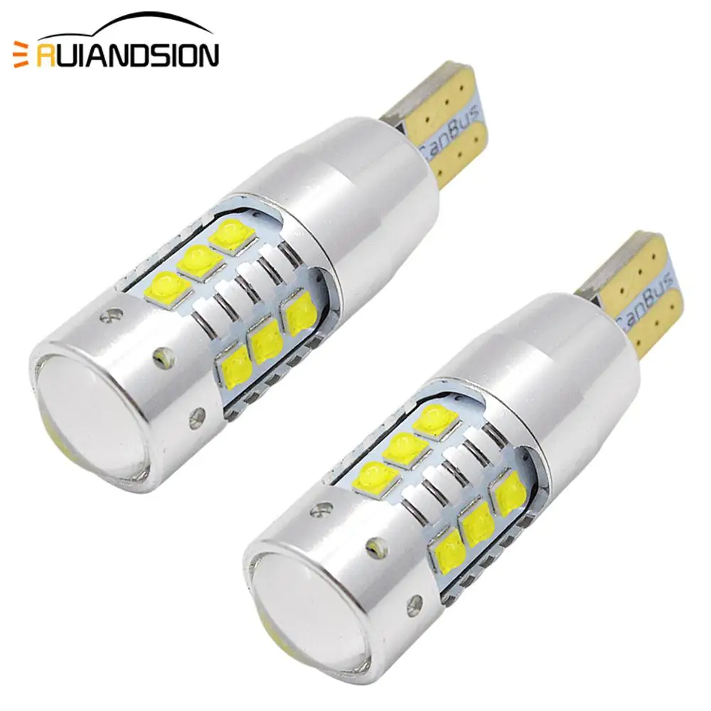 

2x80W W5WCANBUS T10 194 Error Free Car LED Bulbs Automotive CAN BUS Lights White Color Auto LampsColor Auto Lamps AC12V 24V