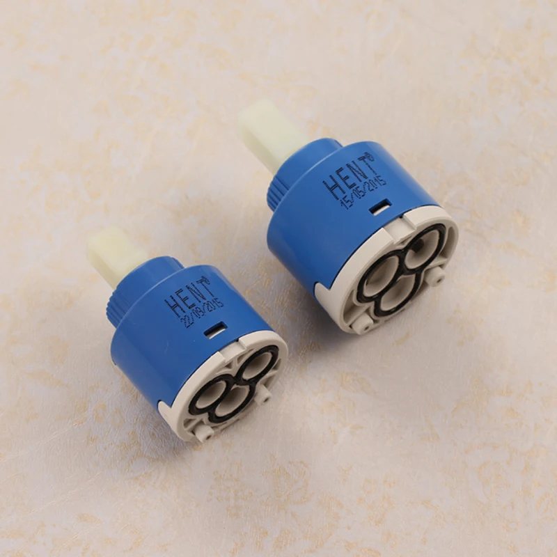 Faucet Cartridge 35mm / 40mm Ceramic Cartridge Mixer Low Torque Faucet Accessories Rotation Flat Base ELF0023