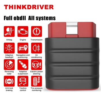 

LAUNCH Thinkdriver OBD 2 Automotive Scanner OBD2 Car Diagnostic Tools Full System 15 Reset Functions ABS SRS for ios Android