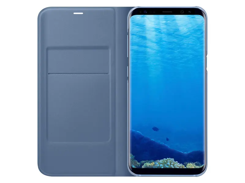 Светодиодный чехол для samsung Smart Cover чехол для телефона EF-NG955 для samsung Galaxy S8 S8+ S8 Plus функция сна карман для карт