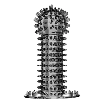 Extensions Condom Penis Sleeve Reusable Condom Clit Massager Adult Sex Toy For Men Delay Ejaculation Adult Sex Toy 3