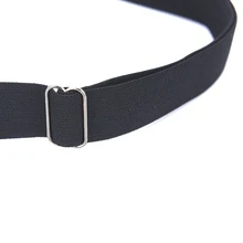 Черный цвет 120 см Модная рубашка держатель ремни Регулируемый около рубашки оставаться лучший Tuck для женщин мужчин работы интервью cumnerbund