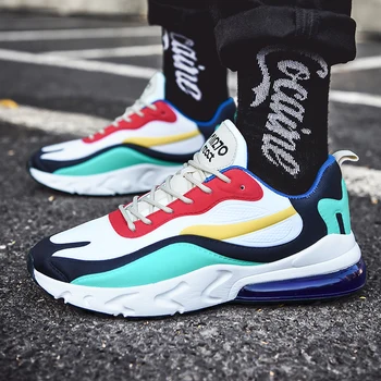 

2020 Shoes Men Comfort Men Cushion Sneakers Unisex Training Gym Fashion Multicolor Stitching Footwear Zapatos De Hombre