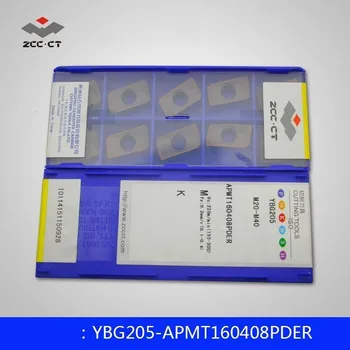 

ZCC APMT160408 APMT160408PDER YBG205 YBG202 YBG302 APMT 160408 PDER CNC Face Milling Insert Carbide Inserts Lathe Cutter Tools