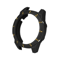 Premium Protective TPU Bumper Case Shell for Huawei GT2 46mm (Black yellow)