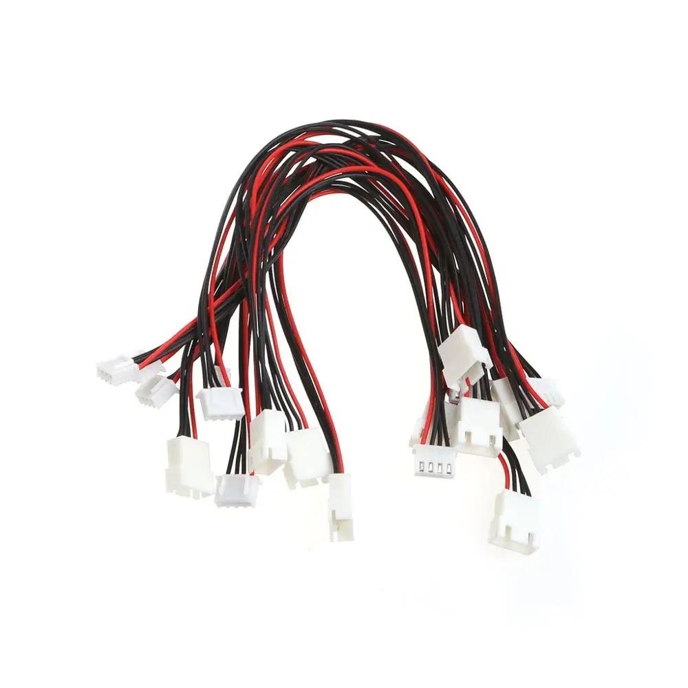 10 Pcs JST-XH Plug 3S Lipo Balance Wire Extension Lead 22cm For RC Car Plane | Игрушки и хобби