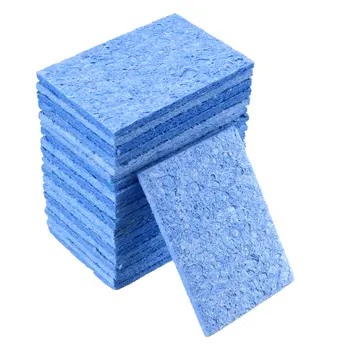 

uxcell Soldering Sponge 50.4x35.2x2.9mm for Iron Tips Cleaner, Rectangle Blue 20pcs