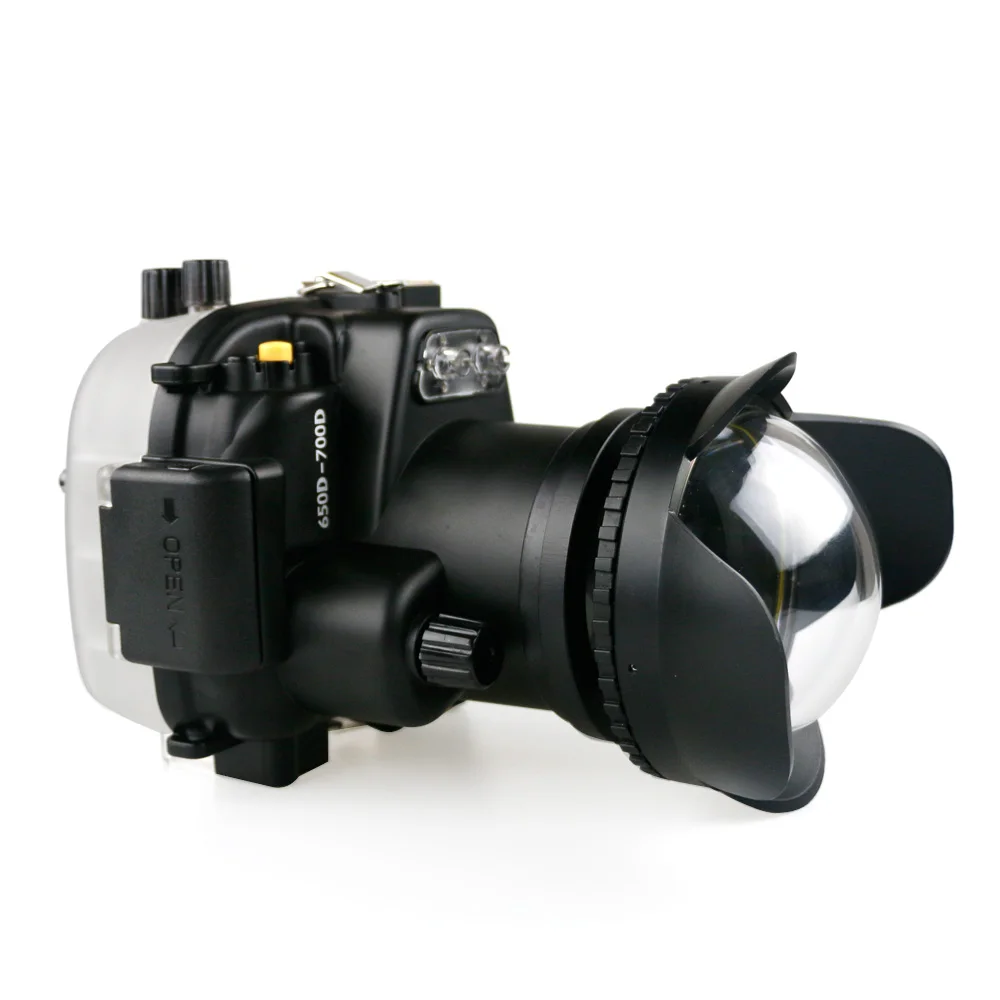 Чехол для подводного погружения на футов/40 м Canon 70D 550D 600D 650D 700D объектив 18 55 мм