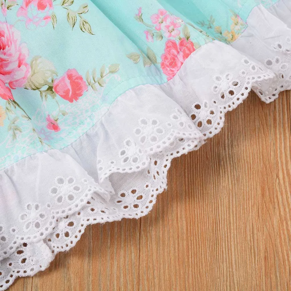 Модное платье для малышей, для новорожденных Baju Bayi, для девочек, пышное платье принцессы с рукавами, кружева с цветочными рисунками, платье-пачка из хлопка, платье без рукавов