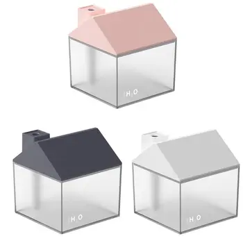 

250ML Little House Pattern Air humidifier Ultrasonic Mist Maker Aroma Essential Oil Sprayer with USB Night Light Mini Fan