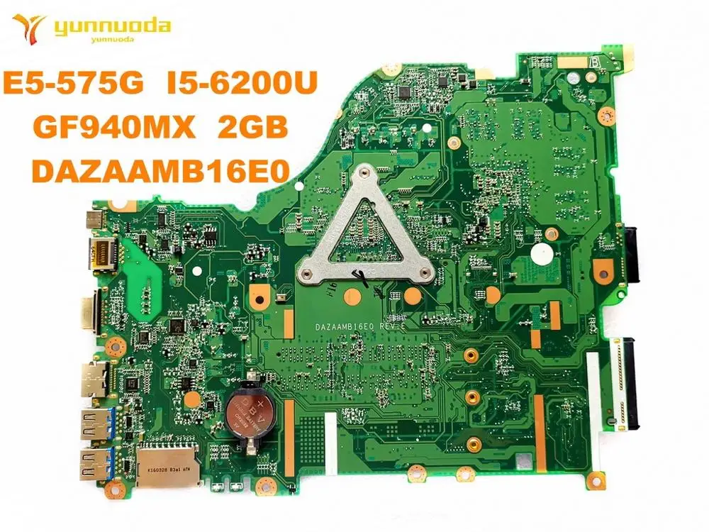 price reduction  Original for ACER E5-575G laptop motherboard E5-575G I5-6200U GF940MX 2GB DAZAAMB16E0 tested good f