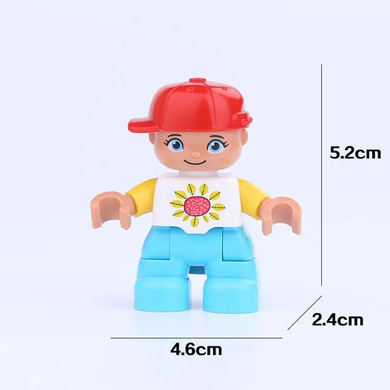 Игрушки Хобби Legoing Duplo городской набор блок фермер Доктор Медсестры клоун атлет