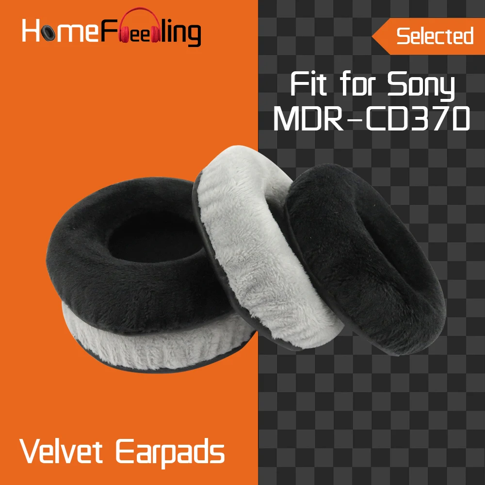 Homefeeling Earpads for Sony MDR CD370 Headphones Earpad Cushions Covers Velvet Ear Pad Replacement