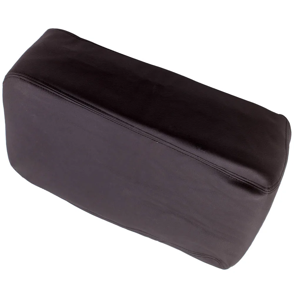 Center Console Armrest Jump Seat Leather Cover For Silverado Yukon