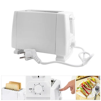 

New Easy to Clean Nonstick Sandwich Maker 2 Slice Wide Slot Toaster Home Sandwich Breakfast Machine QP2