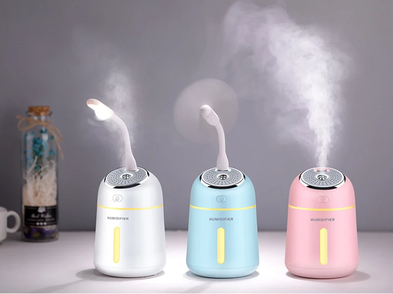 Billige KBAYBO 330ML USB aufladbare ultraschall luftbefeuchter tragbare aroma Ätherisches Öl diffusor mit fan multi funktion Zerstäuber
