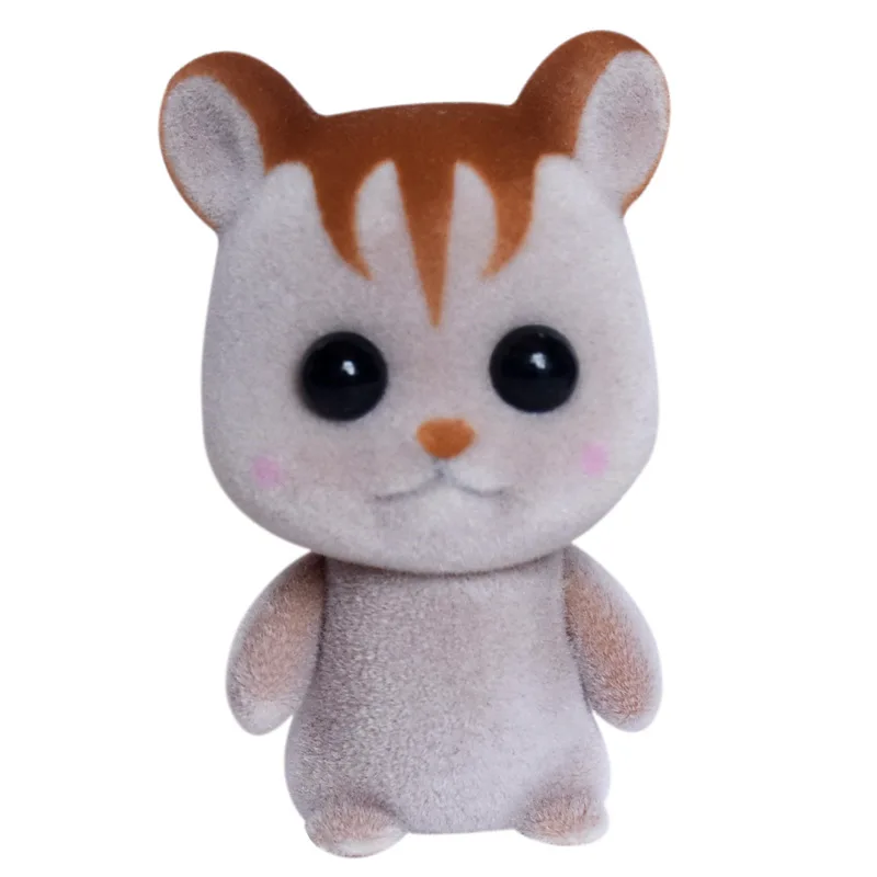

Plastic Flocking Doll Squirrel Plush Toys Custom Birthday Gift of Ji-children's Dolls