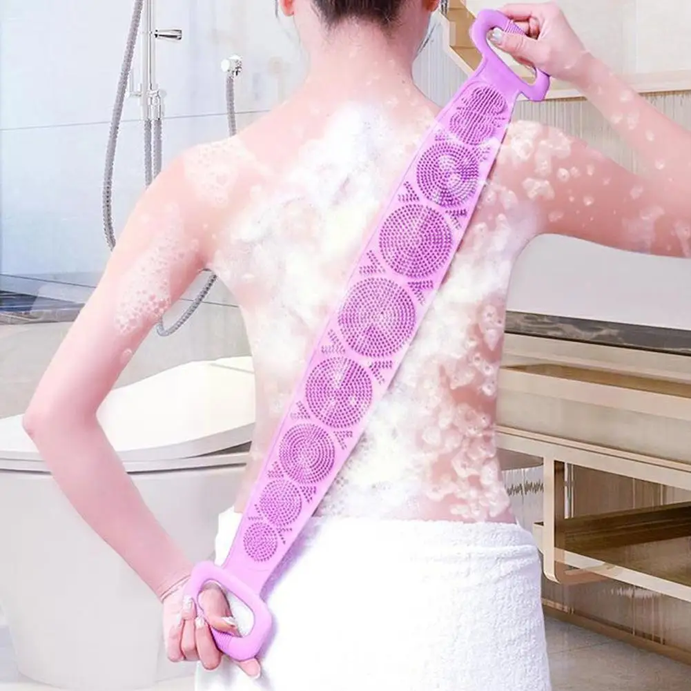 Magic Silicone Brushes Body Brush Bath Belt Household Skin Shower Clean I1H5 | Дом и сад