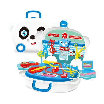 

Kid Doctor Toy Set Simulation Family Doctor Medical Kit Toy Pretend Play Portable Slid Suitcase Medicine Accessorie Children Toy
