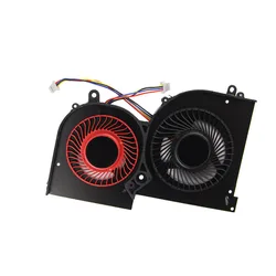 Ventilateur de refroidissement muet pour CPU et GPU, pour MSI GS65 GS65VR P65 MS 16Q1 16Q2 16Q3 16Q4 8RF 8RE 
