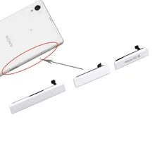 Запасная часть для sony Xperia Z1/L39h/C6903 SIM затычка для разъема карты+ USB порт для загрузки данных крышка+ Micro SD затычка для разъема карты Аксессуары