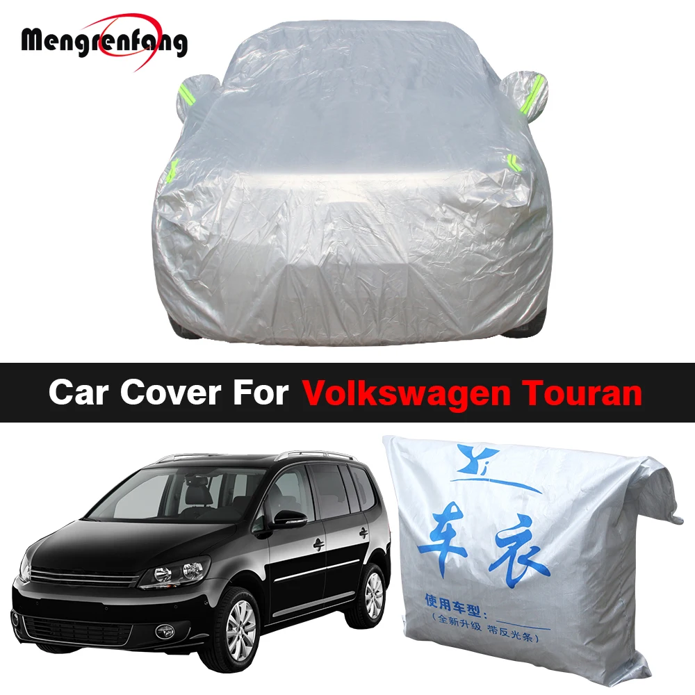 Full Car Cover Mpv Outdoor Sun Shade Antiuv Snow Rain Protect Cover