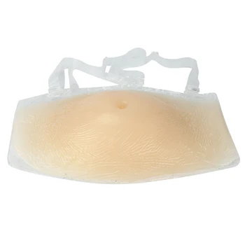 

Silicone Bump Realistic Bellyband Artificial Stomach Pregnant Cosplay Costumes Fake Belly Maternity Accessories Photograph Props