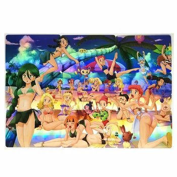 

20pcs/set Pokemon DIY 9in1 Swimsuit Toys Hobbies Hobby Collectibles Game Collection Anime Cards