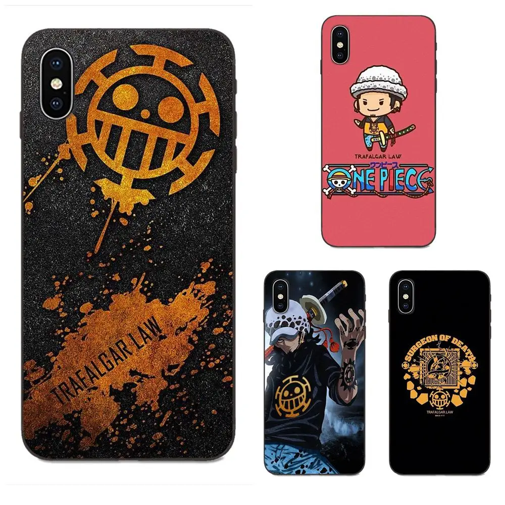 

One Piece Trafalgar Law Skull Flag For Xiaomi Mi Mix Max Note 2 2S 3 5X 6 6X 8 9 9T SE A1 A2 A3 CC9e Lite Play Pro F1