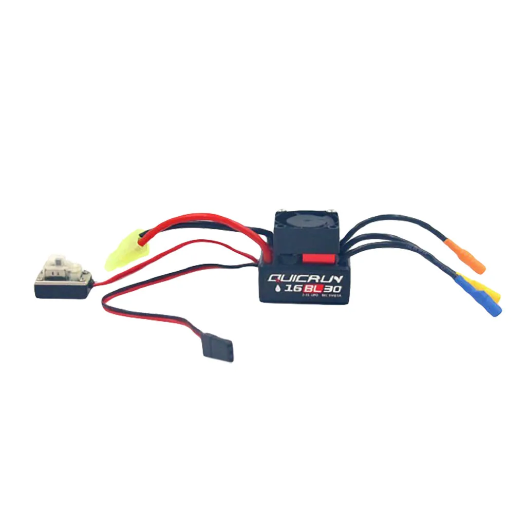 

HobbyWing QuicRun 30A Waterproof And Brushless ESC WP-16BL30 For 1/16 RC Car