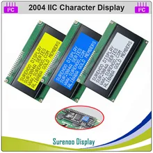 Tela de display lcd para arduino, sérial iic i2c twi 2004 204 20*4 inglês e japonês