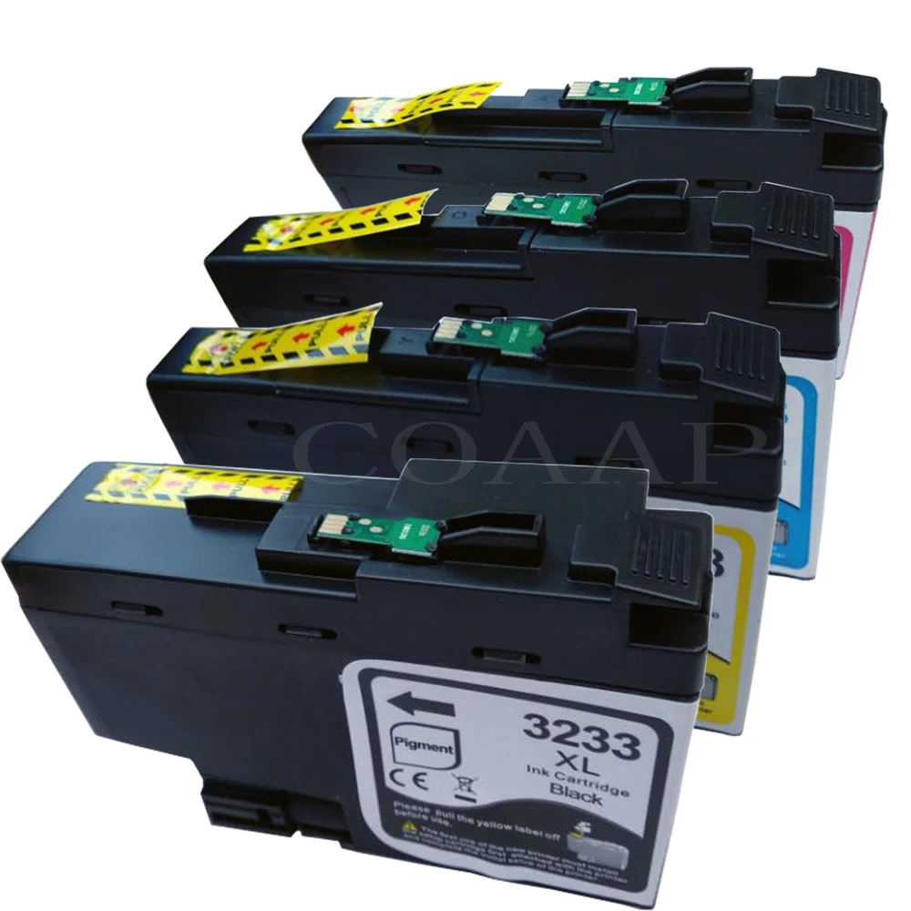 LC3233 XL чернильный картридж совместимый для принтера Brother 3233 DCP-J1100DW MFC-J1300 - Цвет: 4pk--BK C M Y