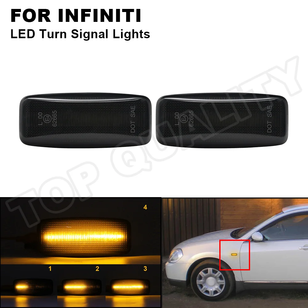 

Для Infiniti Y50 M35/M45 S50 FX35/FX45 JA60 QX60 Передняя желтая стандартная лампа указателя поворота