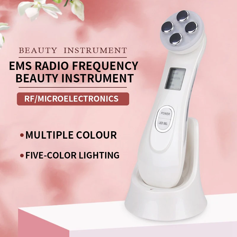 Ems Radio Frequency Introduction Instrument Led Color Light Beauty Equipment Household Face