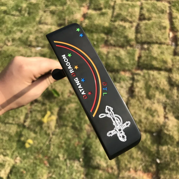 Новинка клюшка для гольфа datang dragon crucifix putter 303 стальной материал кованые клюшки с кожаные рукоятки головной убор клюшек для гольфа