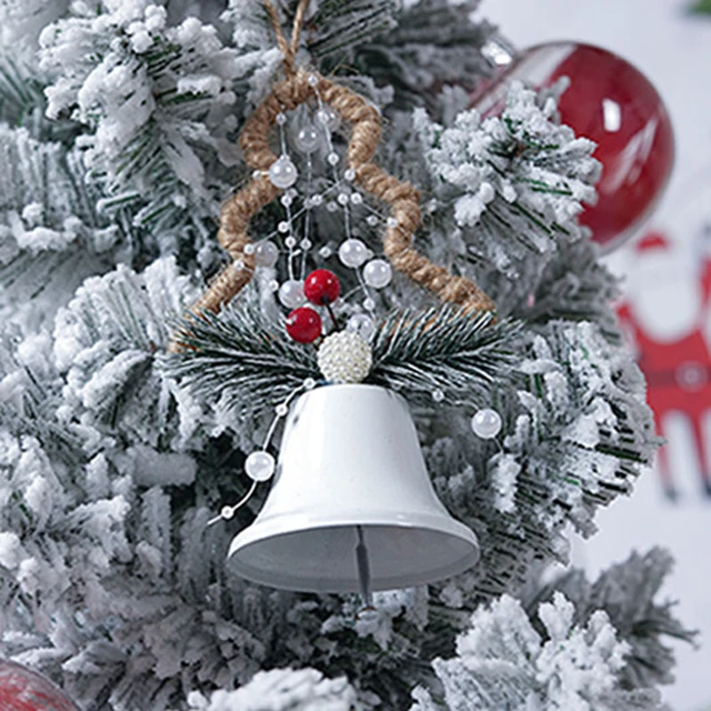 Christmas Decorations Craft Bells Ornaments Metal Jingle Bells Farmhouse  Merry Christmas Tree Decor Bells For Home - AliExpress