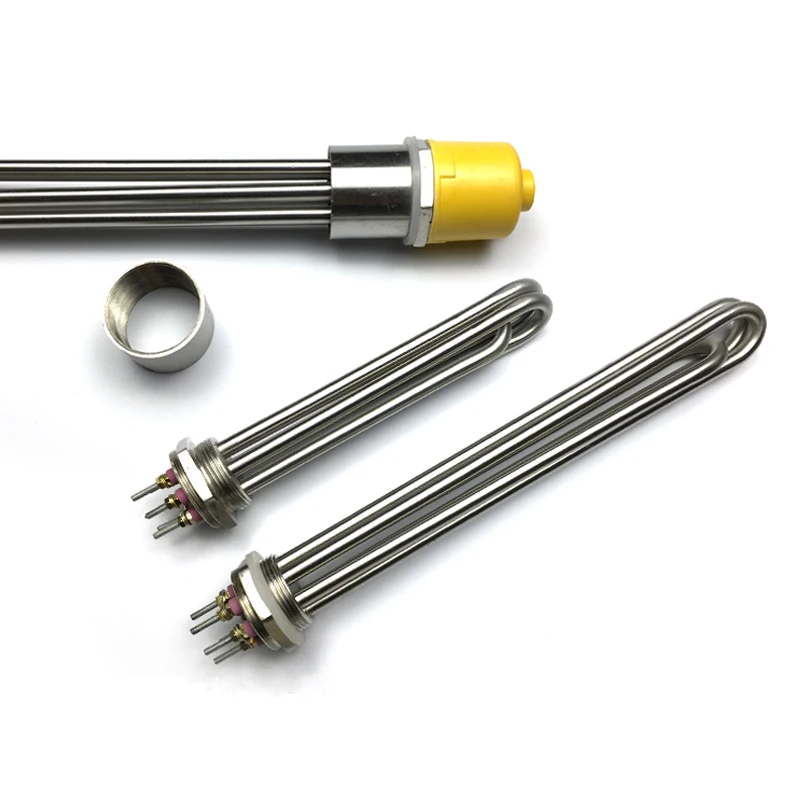 DN40(1-1/2") water heater all steel heating element 220V/380V 201 stainless steel boiler management water tank 3/4.5/6/9/12KW