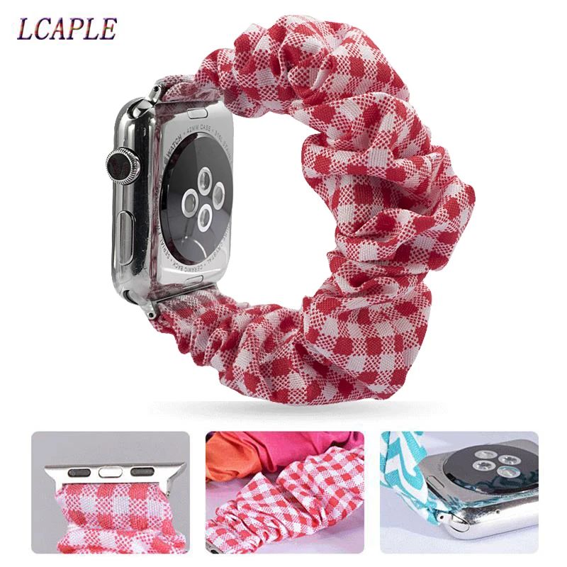 Elastic Watch Strap for apple watch 5 4 band 44mm 40mm correa apple watch 42mm 38 mm iwatch band women belt pulseira watchband 3