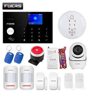 Охранная сигнализация Fuers G34 с Wi-Fi, 4G, датчиком движения и управлением через приложение - изображение