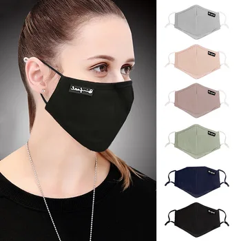 

Cotton Black mouth Mask Activated carbon filter Mouth-muffle Face masks Care