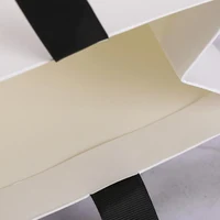 100pcs Custom LOGO Shopping bags High quality thick Paper Tote bags  for  Jewelry bag - Image 2