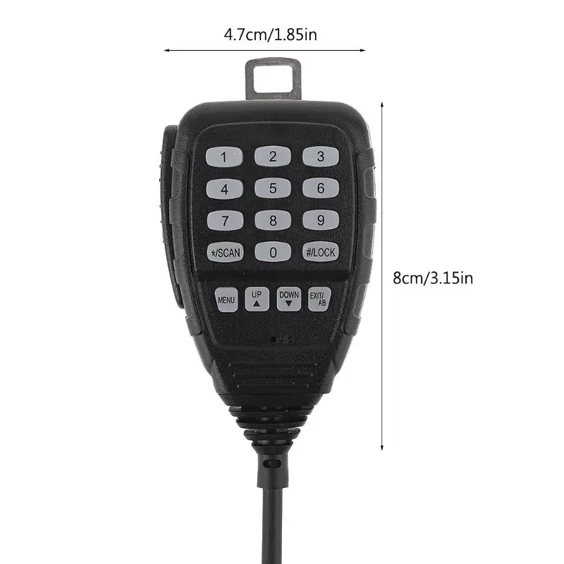 1 комплект DTMF микрофон для динамика QYT KT 8900D KT8900R 8900 Mini 9800 KT8900 автомобильные