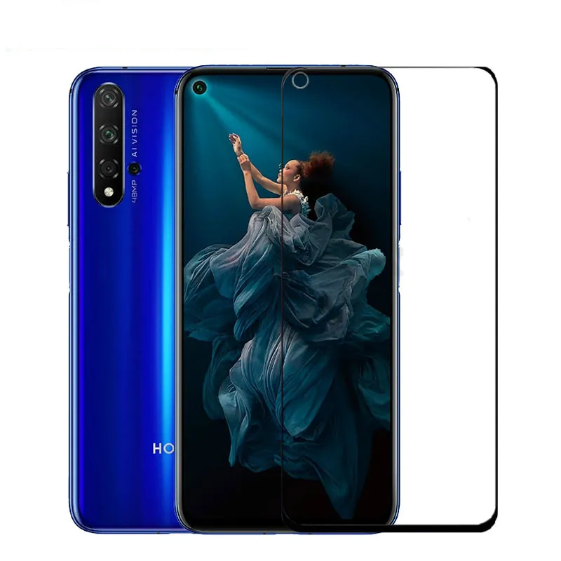 Закаленное стекло полное покрытие для huawei Honor 20 Pro 9X20 S Nova 5 5i Pro 5T P20 Lite защитная пленка, стекло