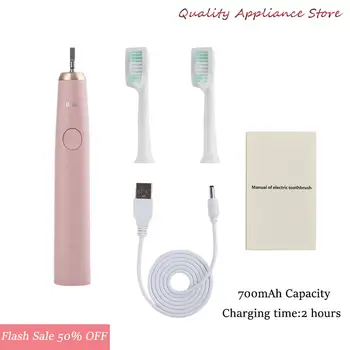 

U-Kiss ABS Waterproof Portable Electric toothbrush USB Charging Improve Dental Plaque Reduce Bleeding Gums Tartar 5 modes 700mAh