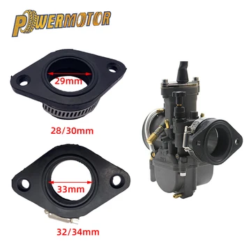 

Motorcycle Carburetor Adapter Inlet Intake Pipe Boot Rubber Mat For PWK 28/30mm 32/34mm Fit On110 125 140 150 160cc Engine