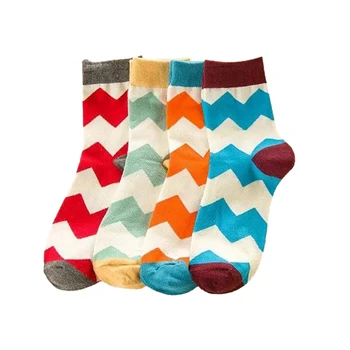 

Women Girls Socks 4 Pack, Funny Lovely Pet Dog Painting Cartoon Adorable Design, Comfortable Cotton Stock Socks FBA UK 4-7 / EU