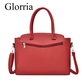 

Women's Leather Bag Brown Zip Pocket Fashion Women Handbag PU Tote Crossbody Bags Lady Shoulder Bags Female Messenger Bag Sac