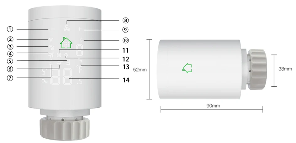 TRV smart radiator valve controller