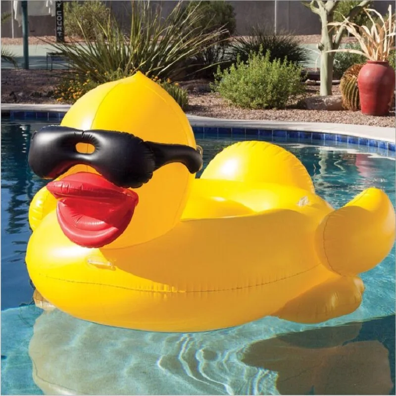 Environment-friendly PVC inflatable water supplies for adult children inflatable mount inflatable duck float